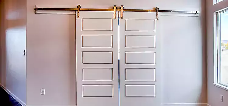 Glass Barn Door with Installation Hardware Kit Bay Shore